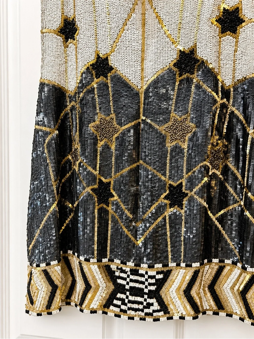 Anthropologie Bendito Pie Sequin Mini Dress size M EUC